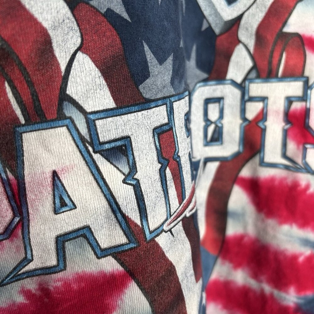 Vintage New England Patriots Tie-Dye T-Shirt Men’s 2XL XXL NFL Football Y2K - Picture 10 of 16